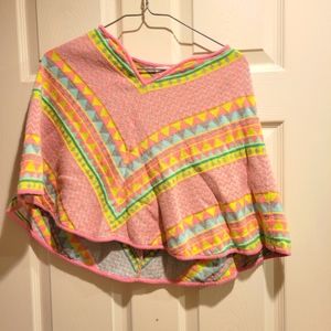 Girls colorful shrug